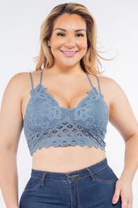 Anemone Isabelle Crocheted Lace Bralette Jolie Vaughan Mature Women's Online Clothing Boutique