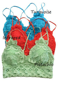 Anemone Isabelle Crocheted Lace Bralette Jolie Vaughan Mature Women's Online Clothing Boutique