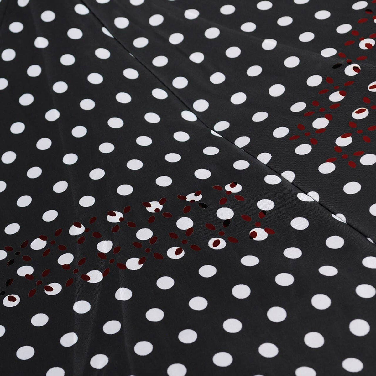 Pink Polka Dot Double Layer Parquet Inverted Umbrella Jolie Vaughan Mature Women's Online Clothing Boutique