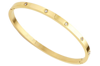 Gwyneth Studded Bangle Bracelet Jolie Vaughan Mature Women's Online Clothing Boutique