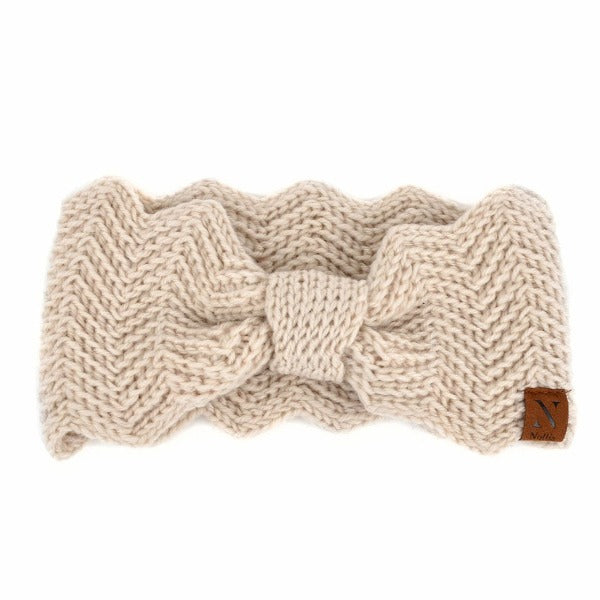 Knotted Bow-Front Chunky Knit Headband Jolie Vaughan | Online Clothing Boutique near Baton Rouge, LA