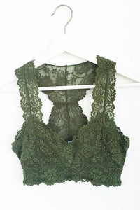 Lace Racerback Bralette Jolie Vaughan | Online Clothing Boutique near Baton Rouge, LA
