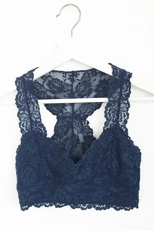 Lace Racerback Bralette Jolie Vaughan | Online Clothing Boutique near Baton Rouge, LA
