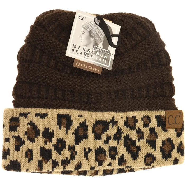 Leopard Print CC Beanie Tail Jolie Vaughan | Online Clothing Boutique near Baton Rouge, LA