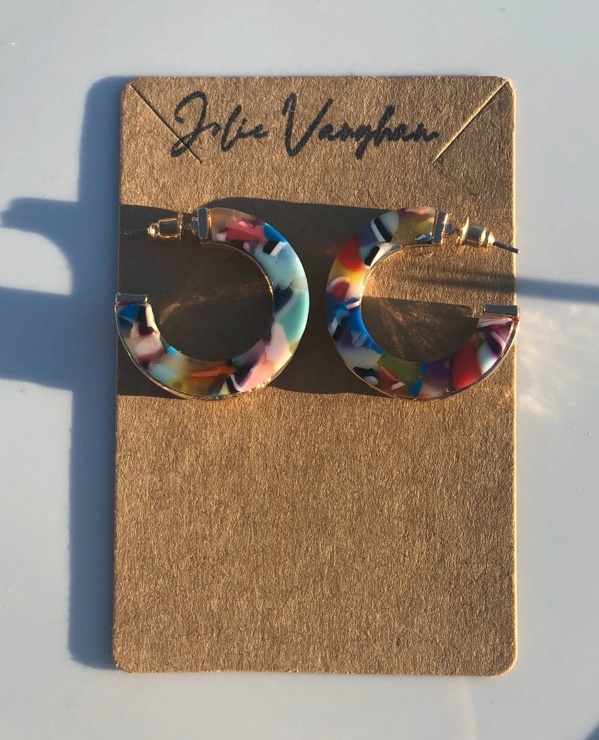 Let's Get Funky Chunky Hoop Earrings Jolie Vaughan | Online Clothing Boutique near Baton Rouge, LA
