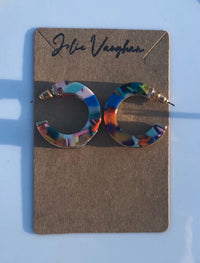 Let's Get Funky Chunky Hoop Earrings Jolie Vaughan | Online Clothing Boutique near Baton Rouge, LA