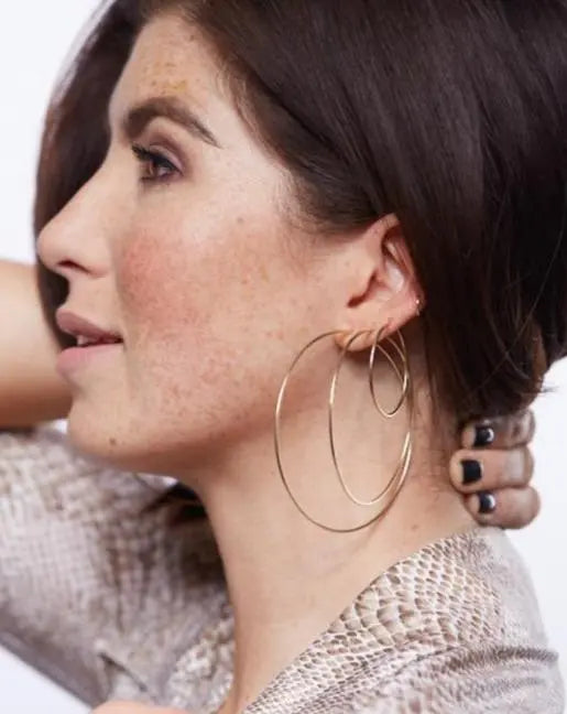 Marrin Costello Forever Hoop Earrings Jolie Vaughan | Online Clothing Boutique near Baton Rouge, LA