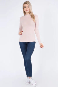 Morgan Uber-Soft Long-Sleeved Mock-Neck Cozy Top Jolie Vaughan | Online Clothing Boutique near Baton Rouge, LA