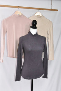 Morgan Uber-Soft Long-Sleeved Mock-Neck Cozy Top Jolie Vaughan | Online Clothing Boutique near Baton Rouge, LA