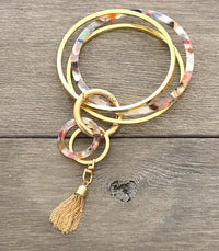 Multi-Ring Keychain Bangle Bracelet Jolie Vaughan | Online Clothing Boutique near Baton Rouge, LA