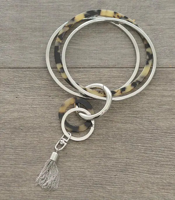 Multi-Ring Keychain Bangle Bracelet Jolie Vaughan | Online Clothing Boutique near Baton Rouge, LA