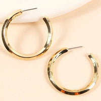 Open Hoop Earrings Jolie Vaughan | Online Clothing Boutique near Baton Rouge, LA