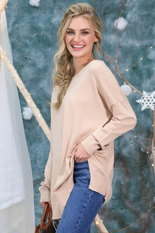 Perfect Tunic Sweater Jolie Vaughan | Online Clothing Boutique near Baton Rouge, LA