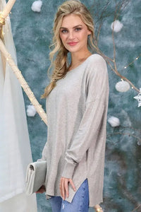 Perfect Tunic Sweater Jolie Vaughan | Online Clothing Boutique near Baton Rouge, LA