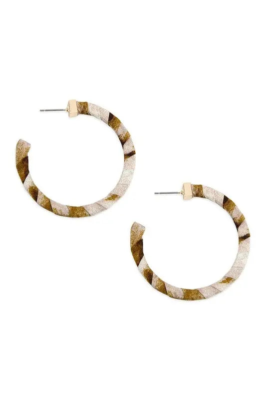 Pretty and Posh Hoop Earrings Jolie Vaughan | Online Clothing Boutique near Baton Rouge, LA