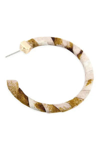 Pretty and Posh Hoop Earrings Jolie Vaughan | Online Clothing Boutique near Baton Rouge, LA