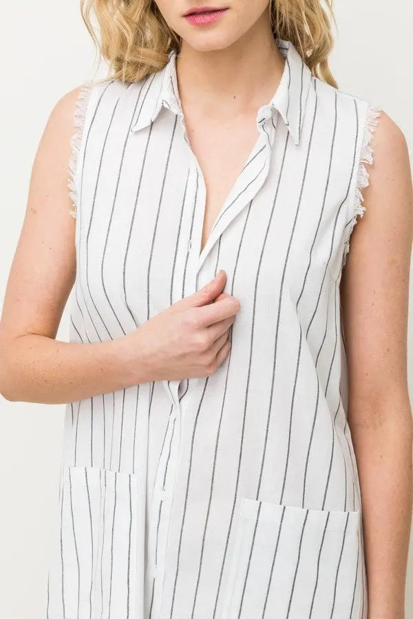 Ready for the Beach Striped Smock Dress Jolie Vaughan | Online Clothing Boutique near Baton Rouge, LA-white house black market-summer wedding guest dresses 2022-spring dresses 2022-summer dresses for women-casual summer dresses 2022-plus size summer dresses 2022-best summer dresses 2022