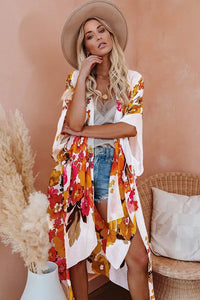 Shady Beach Oversize Floral Print Kimono Jolie Vaughan | Online Clothing Boutique near Baton Rouge, LA