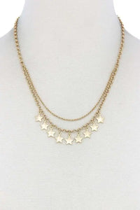 Star Charm Dangle Necklace Jolie Vaughan | Online Clothing Boutique near Baton Rouge, LA