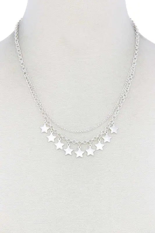 Star Charm Dangle Necklace Jolie Vaughan | Online Clothing Boutique near Baton Rouge, LA