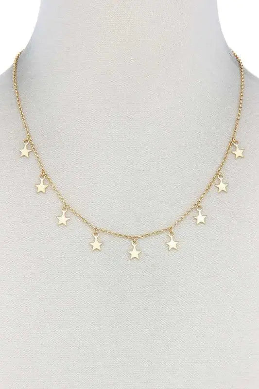 Star Dangle Necklace Jolie Vaughan | Online Clothing Boutique near Baton Rouge, LA