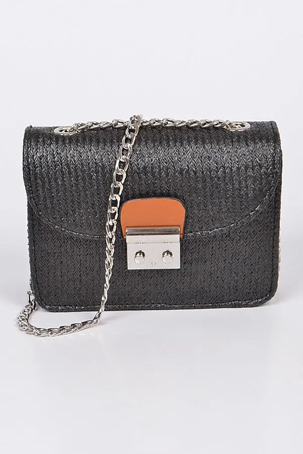 Straw Clutch Crossbody Bag Jolie Vaughan | Online Clothing Boutique near Baton Rouge, LA