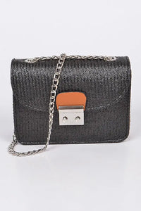 Straw Clutch Crossbody Bag Jolie Vaughan | Online Clothing Boutique near Baton Rouge, LA