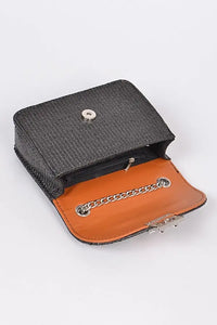 Straw Clutch Crossbody Bag Jolie Vaughan | Online Clothing Boutique near Baton Rouge, LA