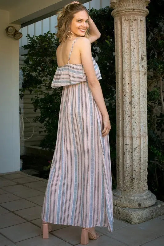 Striped Maxi Dress Jolie Vaughan | Online Clothing Boutique near Baton Rouge, LA