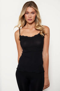 Sugarlips Oh-So-Delicate Lace Trimmed Camisole Jolie Vaughan | Online Clothing Boutique near Baton Rouge, LA