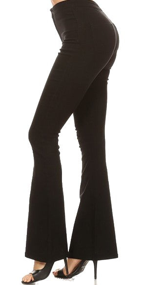 Super-Stretch High Waist Twill Bell Bottoms Jolie Vaughan | Online Clothing Boutique near Baton Rouge, LA