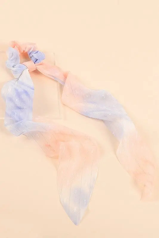 Tie-Die Multi-Function Scrunchie with Neckerchief Jolie Vaughan | Online Clothing Boutique near Baton Rouge, LA
