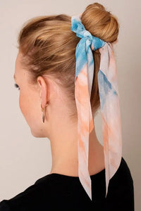 Tie-Die Multi-Function Scrunchie with Neckerchief Jolie Vaughan | Online Clothing Boutique near Baton Rouge, LA