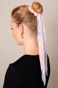 Tie-Die Multi-Function Scrunchie with Neckerchief Jolie Vaughan | Online Clothing Boutique near Baton Rouge, LA