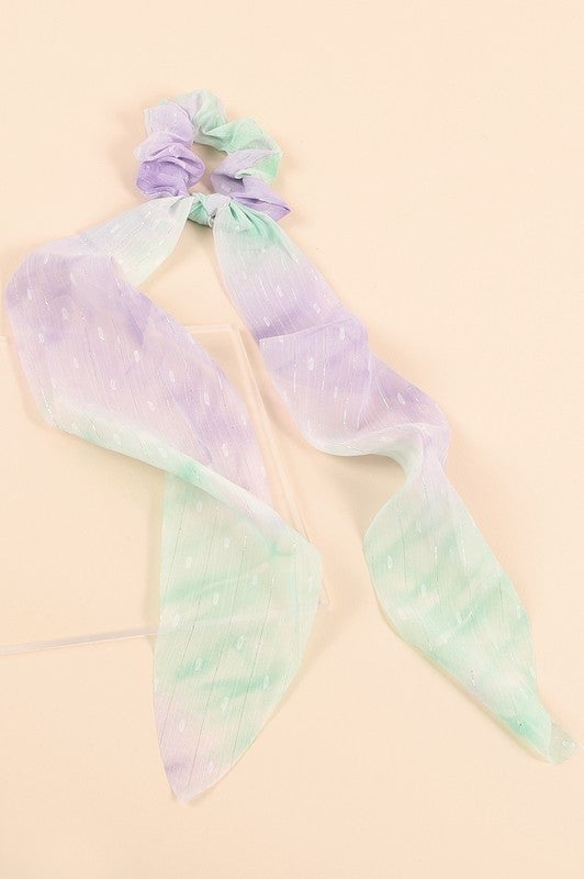 Tie-Die Multi-Function Scrunchie with Neckerchief Jolie Vaughan | Online Clothing Boutique near Baton Rouge, LA