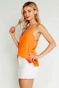 Unforgettable Challis Dressy V-Neck Tank Top Jolie Vaughan | Online Clothing Boutique near Baton Rouge, LA