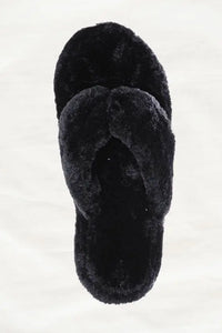 Walk on Clouds Furry Thong Slippers Jolie Vaughan | Online Clothing Boutique near Baton Rouge, LA