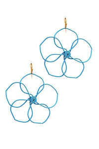 Wire Flower Earrings Jolie Vaughan | Online Clothing Boutique near Baton Rouge, LA