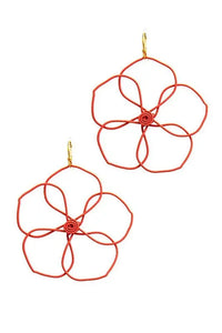 Wire Flower Earrings Jolie Vaughan | Online Clothing Boutique near Baton Rouge, LA