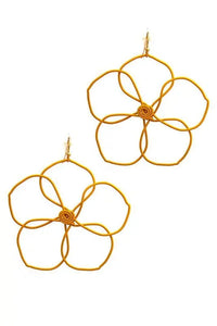 Wire Flower Earrings Jolie Vaughan | Online Clothing Boutique near Baton Rouge, LA