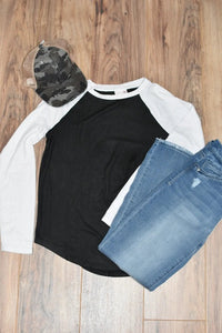Words Cannot Describe Softest Raglan Tee Jolie Vaughan | Online Clothing Boutique near Baton Rouge, LA