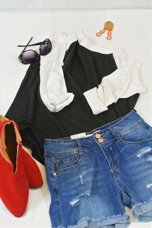 Words Cannot Describe Softest Raglan Tee Jolie Vaughan | Online Clothing Boutique near Baton Rouge, LA