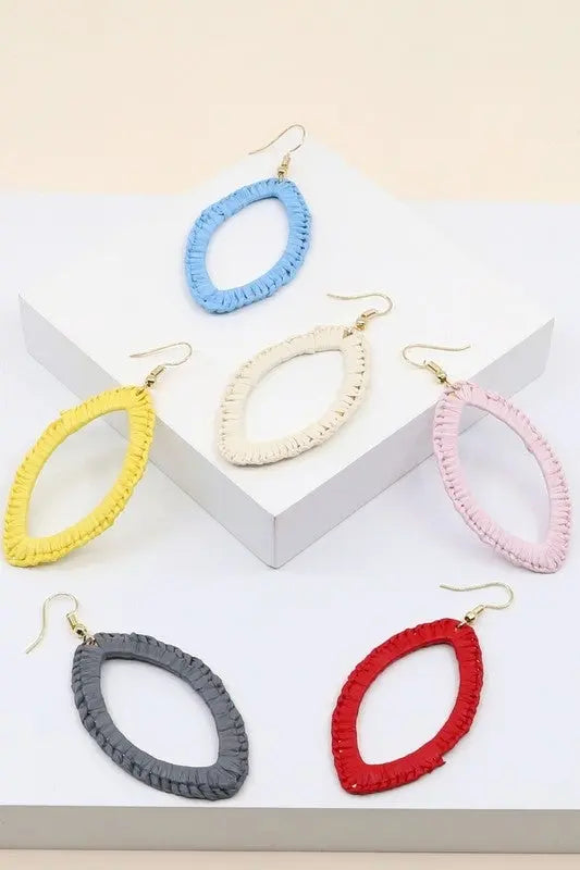 Wrapped Marquis Drop Earrings Jolie Vaughan | Online Clothing Boutique near Baton Rouge, LA