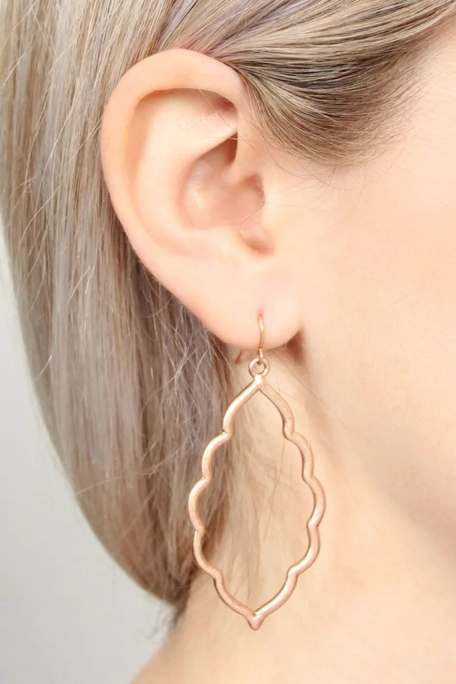 Zwina Dangle Earrings Jolie Vaughan | Online Clothing Boutique near Baton Rouge, LA Zwina Dangle Earrings Jolie Vaughan | Online Clothing Boutique near Baton Rouge, LA, Moroccan Earrings, Black, Silver, Gold, Rose Gold, Matte Gold, Matte Silver, Matte Rose Gold, Hematite, Cutout Earrings, Dangle Earrings