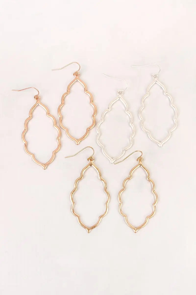 Zwina Dangle Earrings Jolie Vaughan | Online Clothing Boutique near Baton Rouge, LA