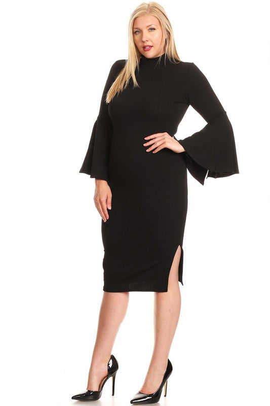 Black Midi Sheath Dress | Plus Size Dresses Jolie Vaughan Boutique Black Midi Sheath Dress | Plus Size Dresses Jolie Vaughan Boutique