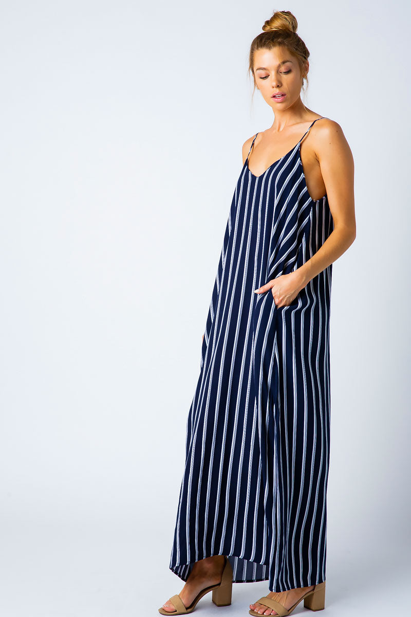 Striped Maxi Dress | Mature Women's Dresses Jolie Vaughan Boutique Striped Maxi Dress | Mature Women's Dresses Jolie Vaughan Boutique