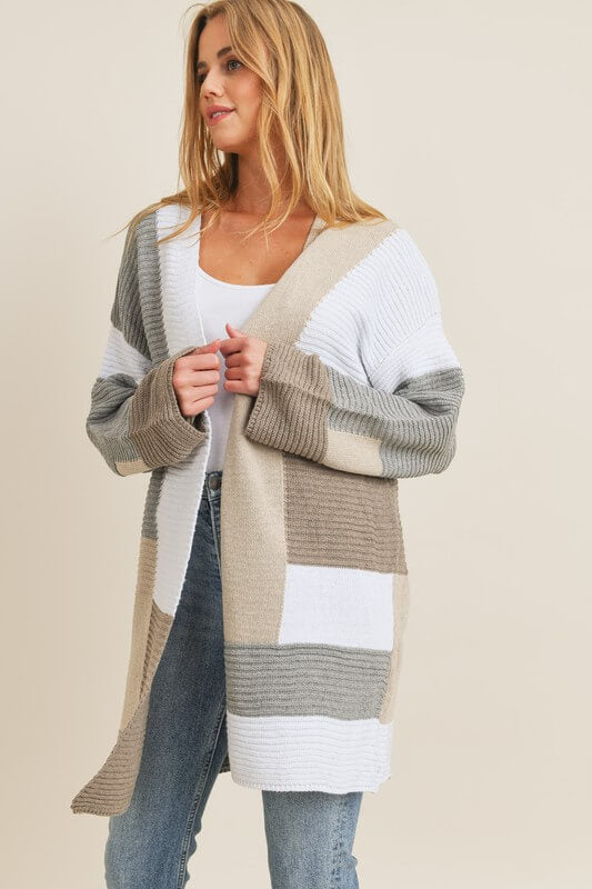 Camel color sales women's cardigan
