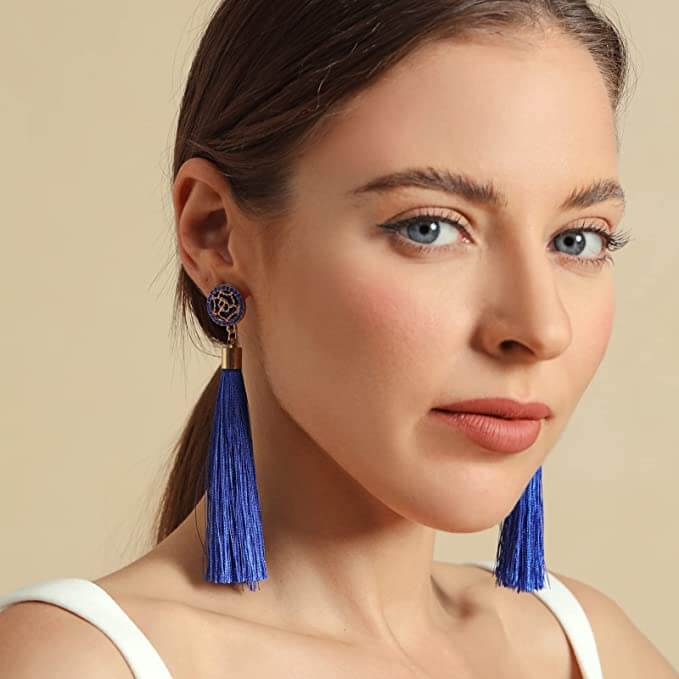 Lsu tassel earrings deals