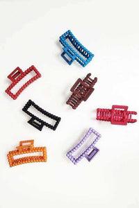 Extra large claw clip-French hair clips-Metal claw clip-How to put your hair up with a claw clip-claires hair accessories-Limited edition hair accessories